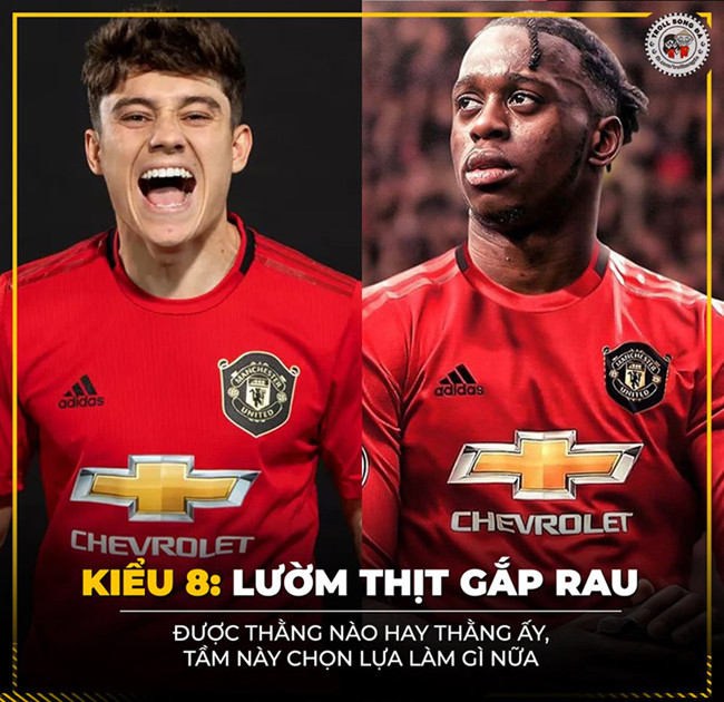 Ảnh chế MU chuyển nhượng theo kiểu “lườm thịt gắp rau”