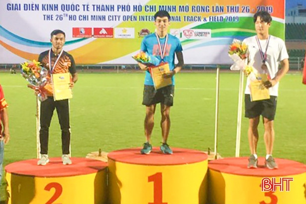 VĐV Hà Tĩnh giành 2 huy chương tại Giải điền kinh quốc tế TP. Hồ Chí Minh