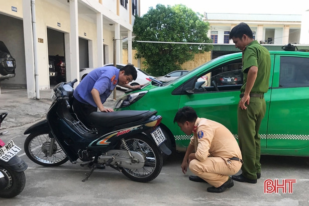 Gần 1 giờ truy bắt lái xe ô tô gây tai nạn liên hoàn rồi bỏ trốn ở Hà Tĩnh