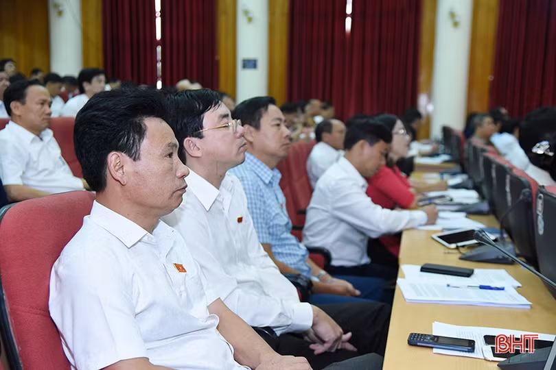 HĐND tỉnh Hà Tĩnh hoàn thành phiên thảo luận tại hội trường