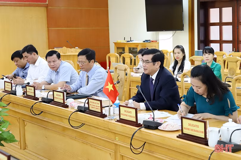 Hà Tĩnh - Nọng Khai tăng cường quan hệ, hợp tác cùng phát triển