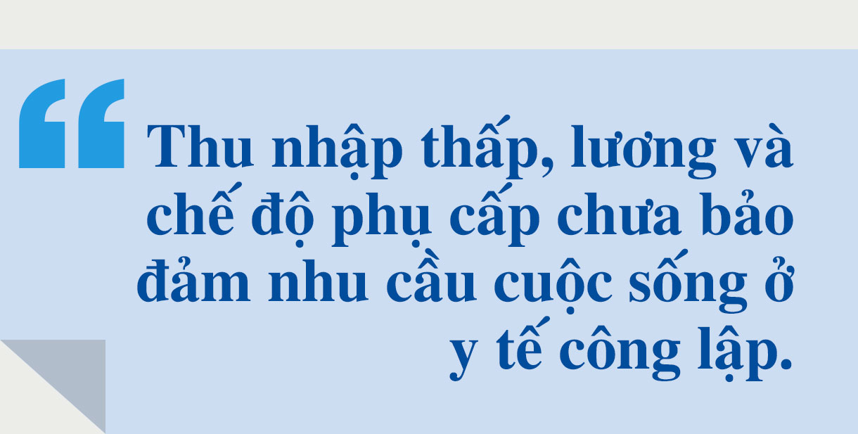 Bác sỹ rời cơ sở y tế công và thách thức về bài toán nhân lực (Bài 2): Thu nhập thấp có là lý do chính khiến bác sỹ “nhảy việc”? ảnh 6 Bác sỹ rời cơ sở y tế công và thách thức về bài toán nhân lực (Bài 2): Thu nhập thấp có là lý do chính khiến bác sỹ “nhảy việc”?