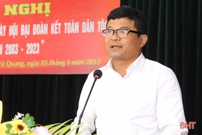 Vũ Quang biểu dương 16 điển hình qua 20 năm tổ chức ngày hội đại đoàn kết