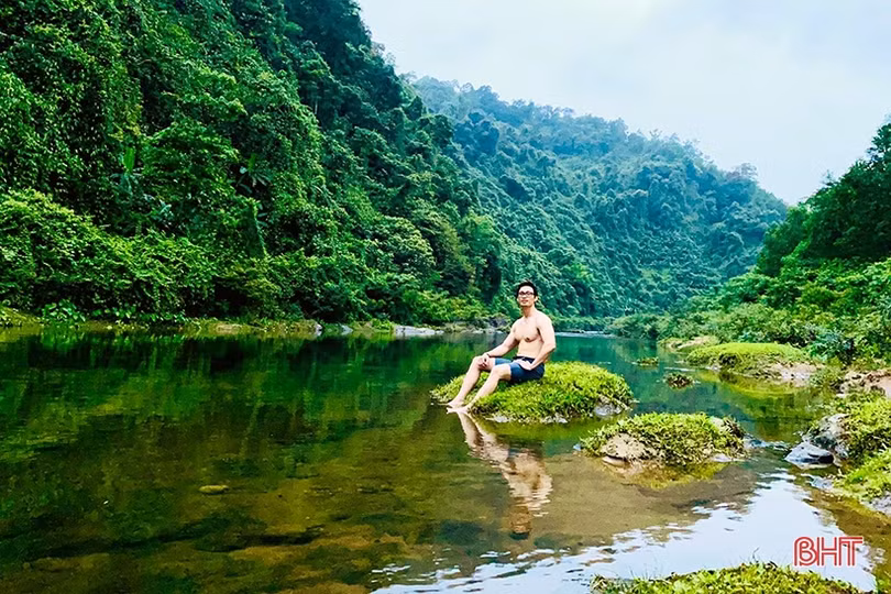 Thác Tiên hút khách du lịch trong dịp nghỉ lễ