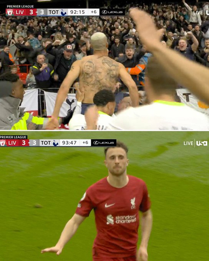Điểm nhấn Liverpool 4-3 Tottenham: Gió đảo chiều trong 99 giây