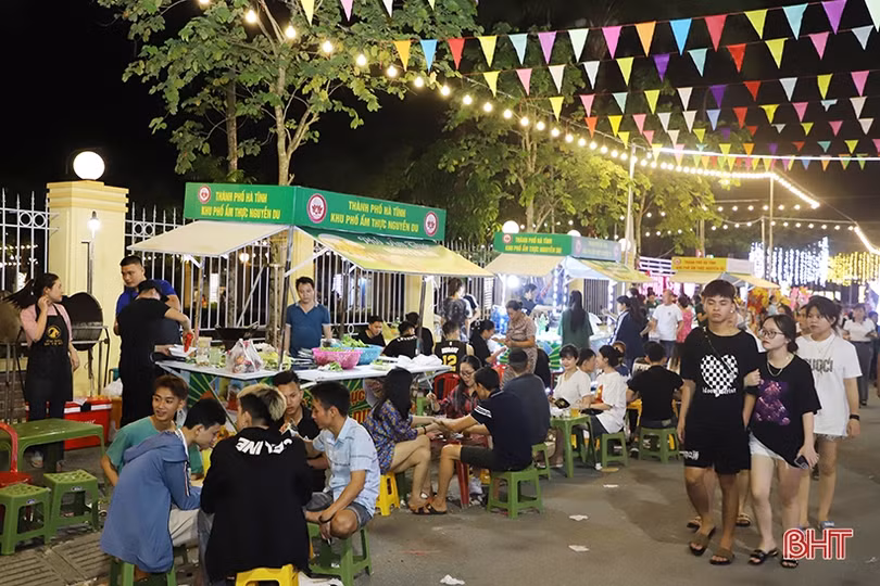 Hiệu ứng tốt từ khu phố ẩm thực đầu tiên của Hà Tĩnh
