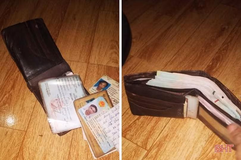 Nhặt được 60 triệu đồng, người phụ nữ ở Hương Khê tìm người trả lại