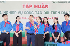 Nâng cao chất lượng cho cán bộ phụ trách thiếu nhi