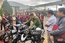 Hà Tĩnh cao điểm “siết” giao thông học đường