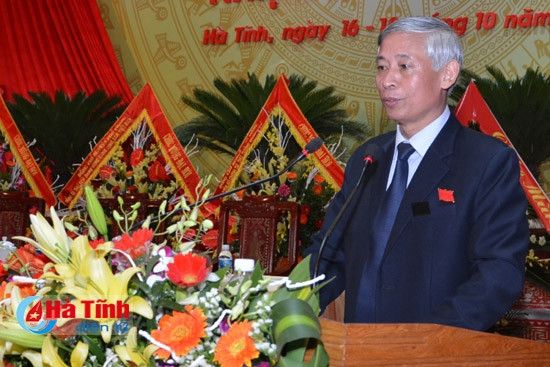 Đại hội Đại biểu Đảng bộ tỉnh Hà Tĩnh lần thứ XVIII họp phiên trù bị ảnh 3