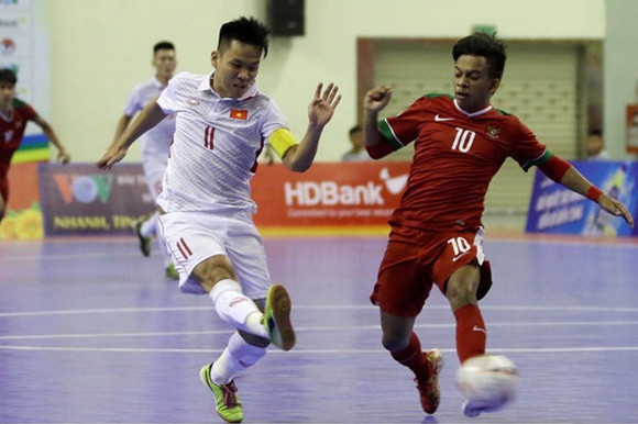 thang nghet tho indonesia viet nam dat mot chan vao ban ket futsal dong nam a