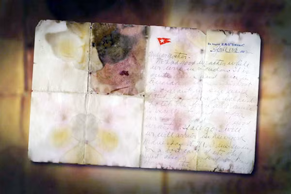 thu tay cua du khach chim tau titanic ban voi gia 3 7 ty dong