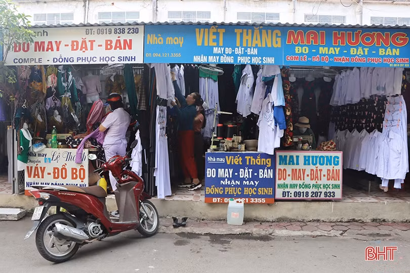 Cơ sở in may đồng phục ở Hà Tĩnh “được mùa”