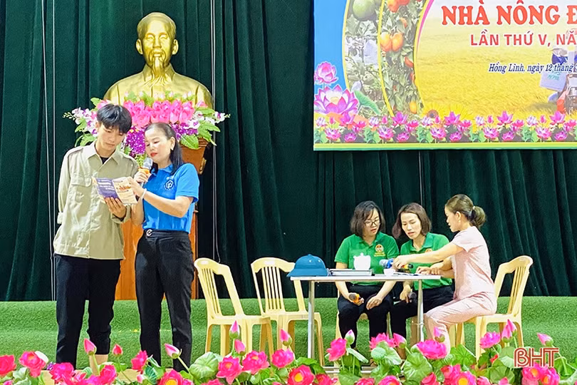 Phường Đậu Liêu nhất Hội thi Nhà nông đua tài thị xã Hồng Lĩnh