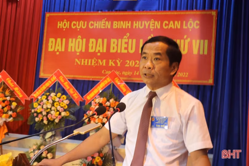 Ông Trần Đình Thọ được bầu giữ chức Chủ tịch Hội CCB huyện Can Lộc