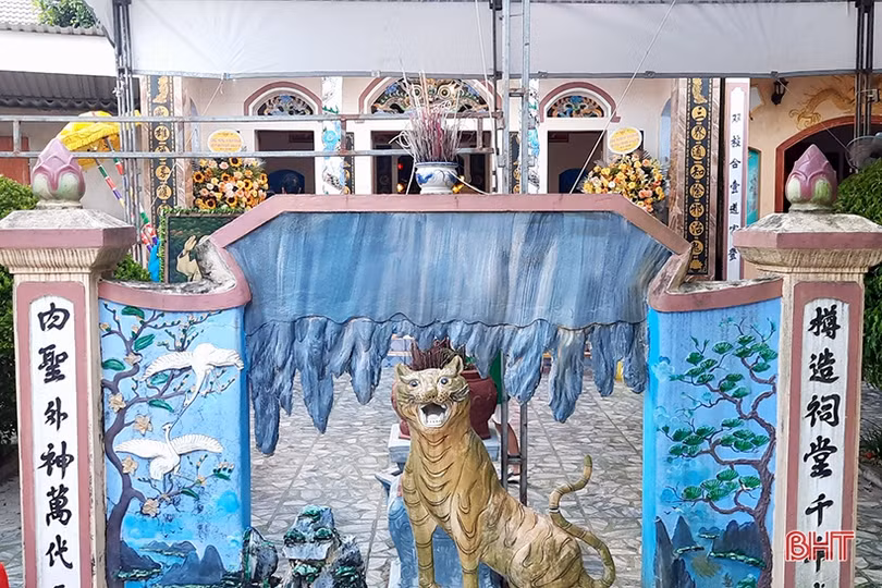 Nghi Xuân đón nhận bằng di tích lịch sử - văn hóa cấp tỉnh đền Thánh