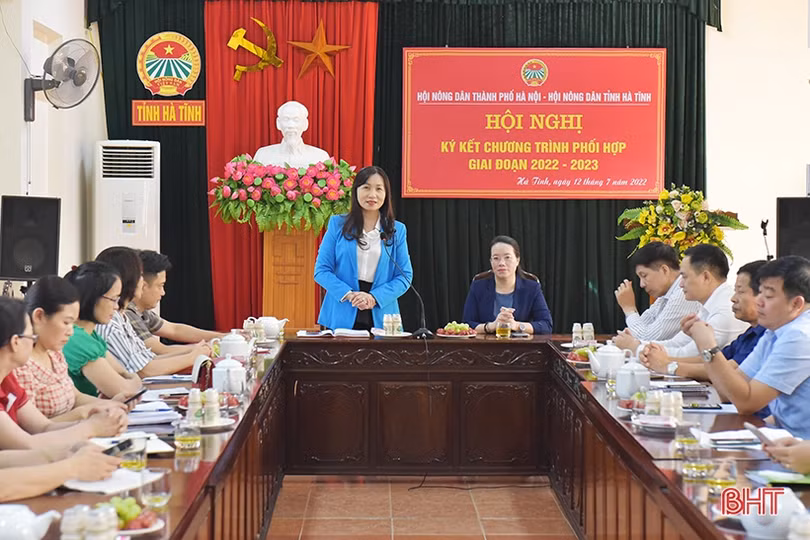 Xây dựng điểm trưng bày, bán sản phẩm OCOP Hà Tĩnh tại Hà Nội