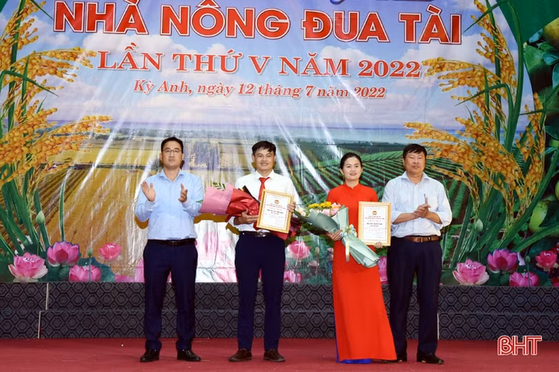 Xã Kỳ Thư giành giải nhất Hội thi Nhà nông đua tài huyện Kỳ Anh