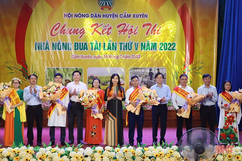 Thị trấn Cẩm Xuyên nhất Hội thi Nhà nông đua tài cấp huyện