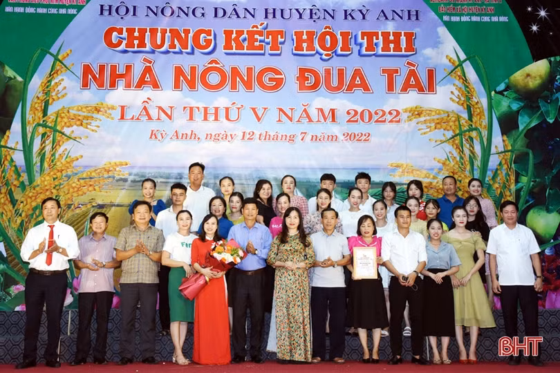 Xã Kỳ Thư giành giải nhất Hội thi Nhà nông đua tài huyện Kỳ Anh