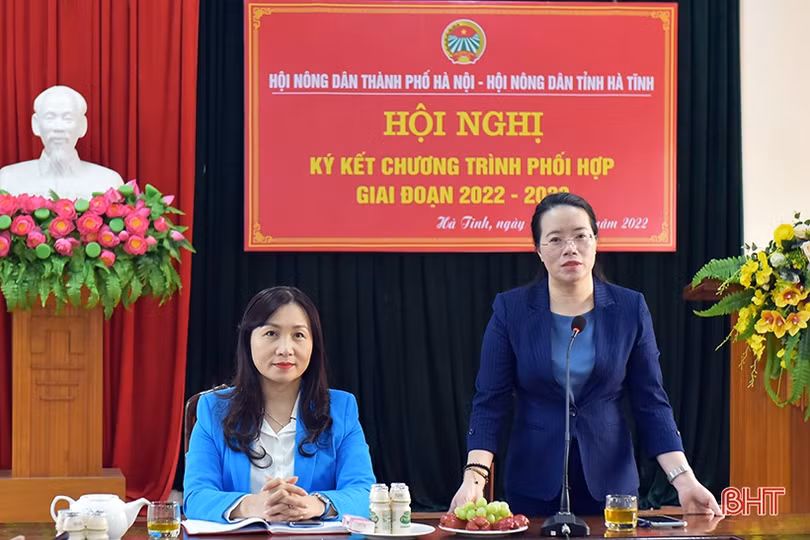 Xây dựng điểm trưng bày, bán sản phẩm OCOP Hà Tĩnh tại Hà Nội