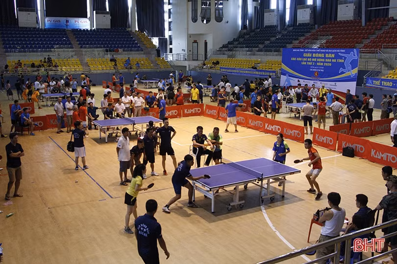 Hơn 200 VĐV của 26 CLB đăng ký tham gia Giải Bóng bàn Báo Hà Tĩnh lần thứ III
