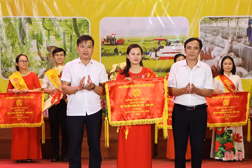 Thị trấn Cẩm Xuyên nhất Hội thi Nhà nông đua tài cấp huyện