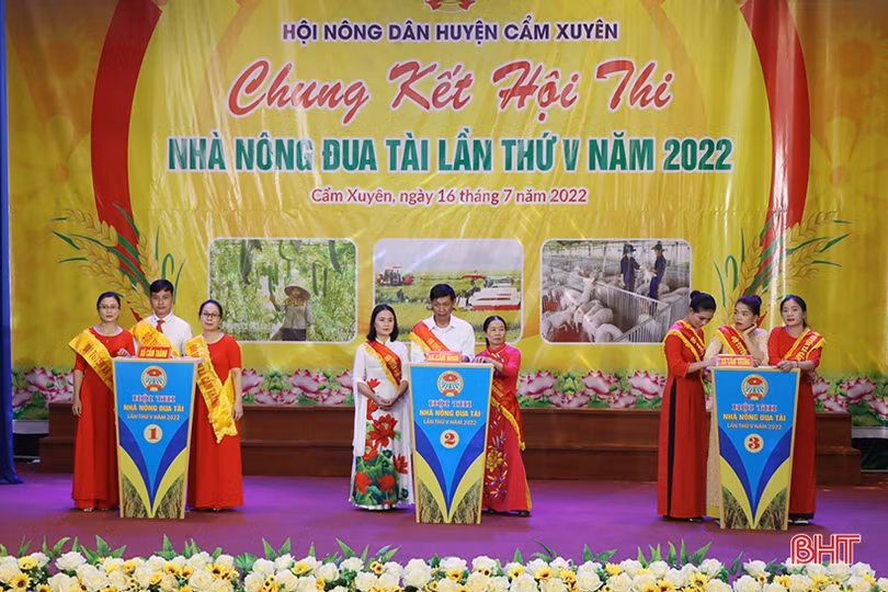 Thị trấn Cẩm Xuyên nhất Hội thi Nhà nông đua tài cấp huyện