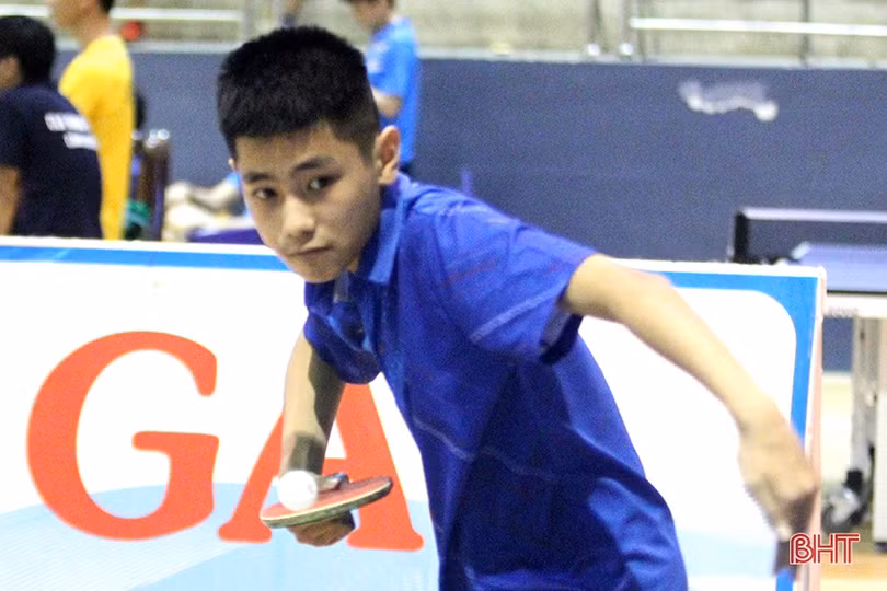 Các cây vợt trẻ tự tin tham gia Giải Bóng bàn Báo Hà Tĩnh mở rộng lần thứ III