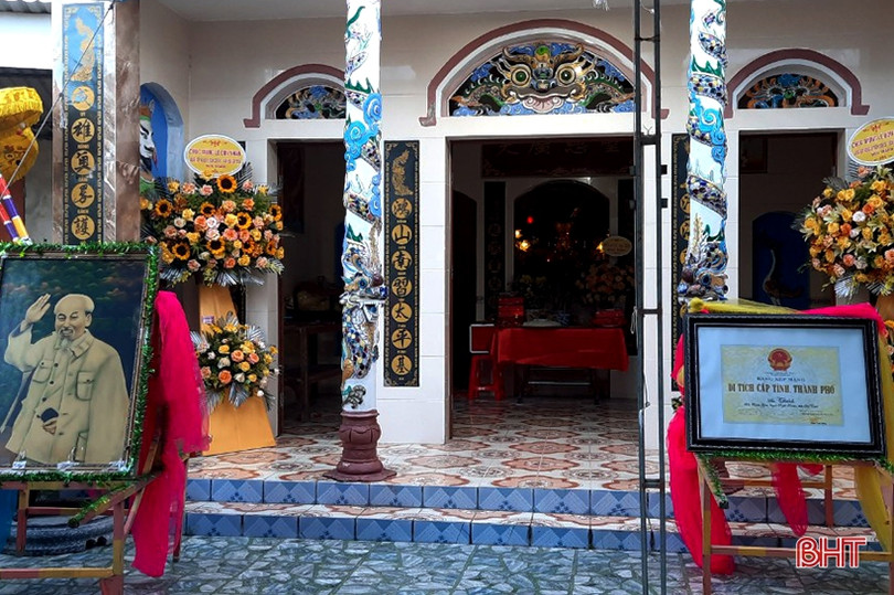 Nghi Xuân đón nhận bằng di tích lịch sử - văn hóa cấp tỉnh đền Thánh