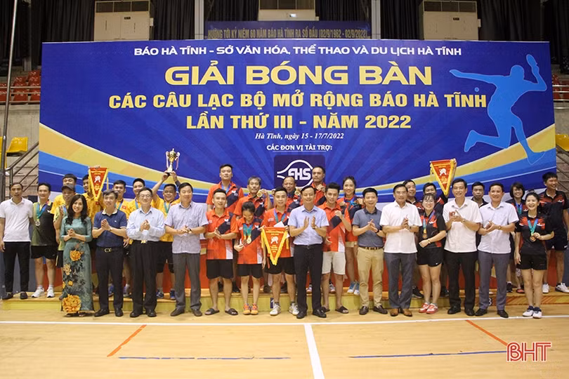 Dư âm đẹp về Giải Bóng bàn các câu lạc bộ mở rộng Báo Hà Tĩnh lần thứ III