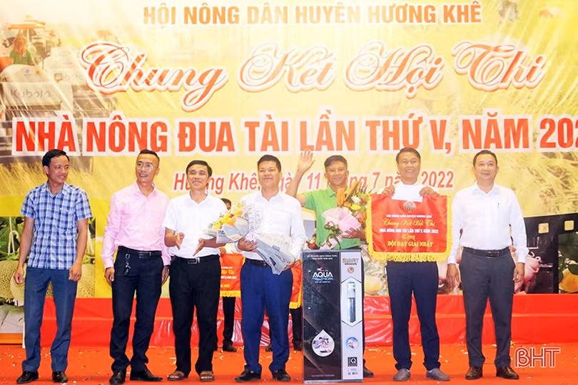Phú Gia giành giải nhất Hội thi Nhà nông đua tài huyện Hương Khê