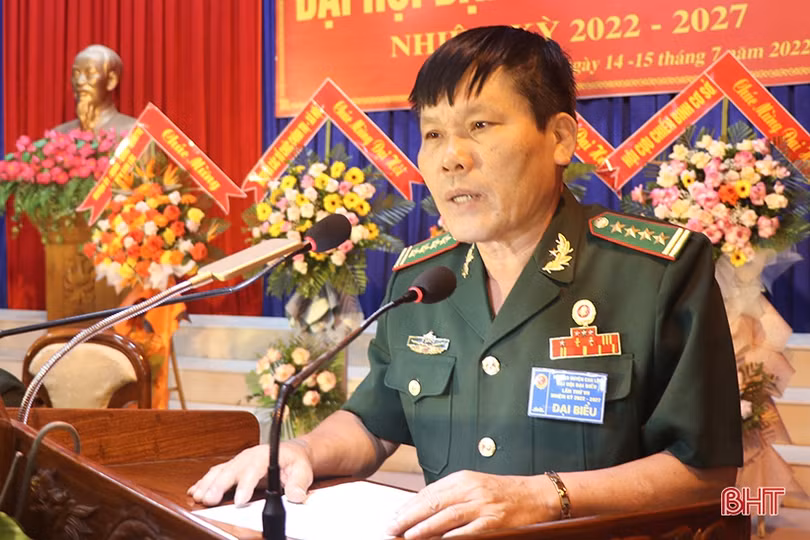 Ông Trần Đình Thọ được bầu giữ chức Chủ tịch Hội CCB huyện Can Lộc