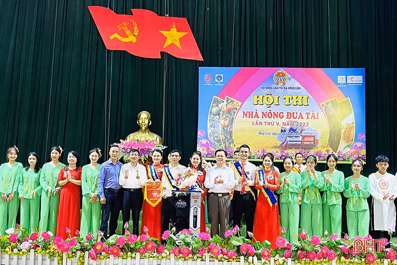 Phường Đậu Liêu nhất Hội thi Nhà nông đua tài thị xã Hồng Lĩnh