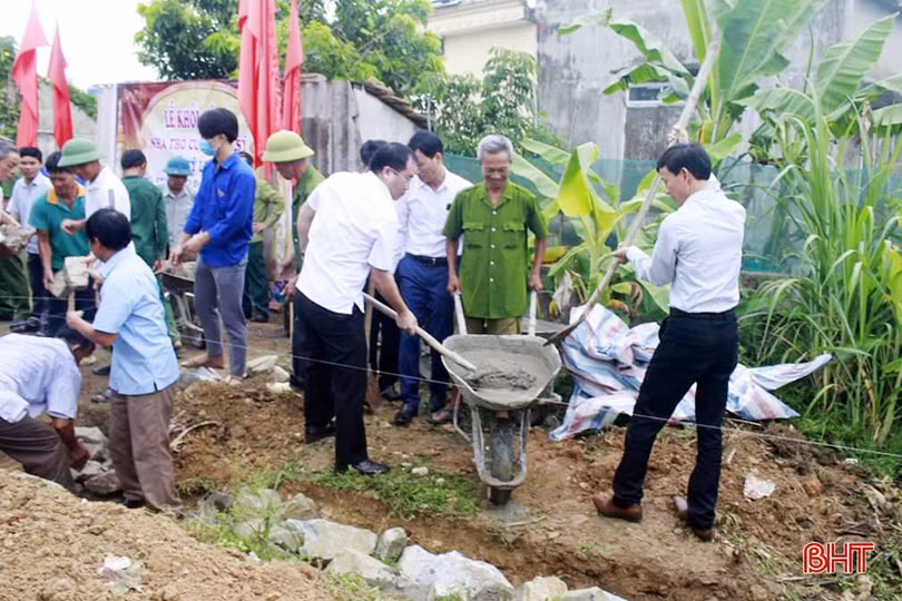 Cựu chiến binh Lộc Hà phát huy tinh thần xung kích trên trận tuyến mới