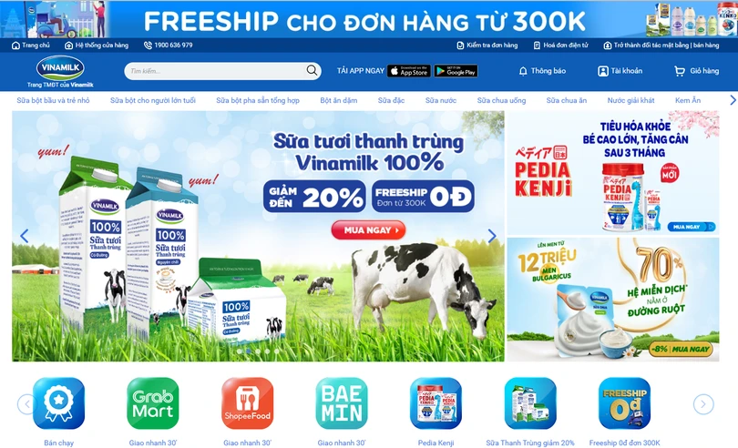 Vinamilk là thương hiệu sữa được người tiêu dùng chọn mua nhiều nhất