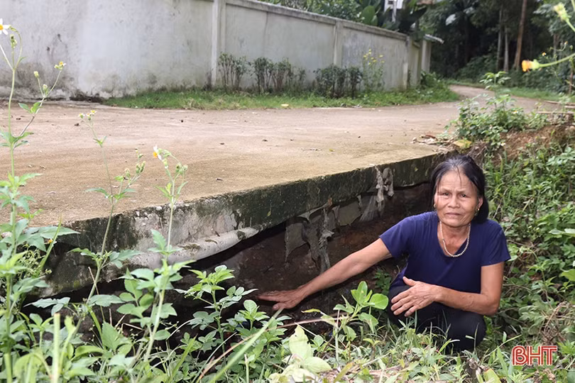 Sạt lở vào đến gần nhà, người dân Vũ Quang bất an mỗi mùa mưa lũ