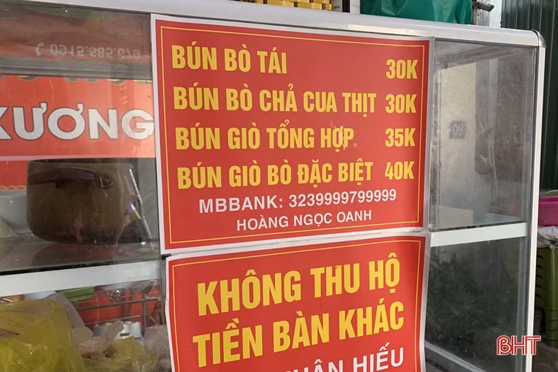 “Quý khách vui lòng không thanh toán hộ!”