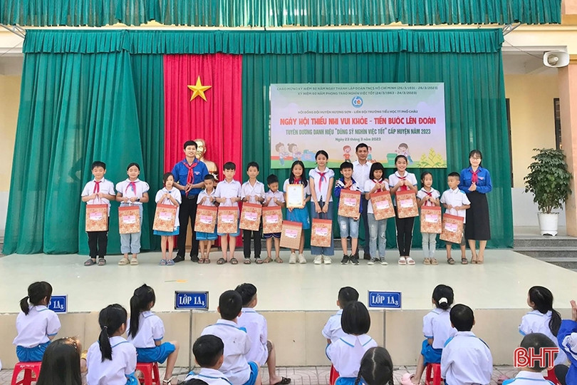 Thiếu nhi Hà Tĩnh náo nức với Ngày hội “Thiếu nhi vui khỏe - Tiến bước lên Đoàn”