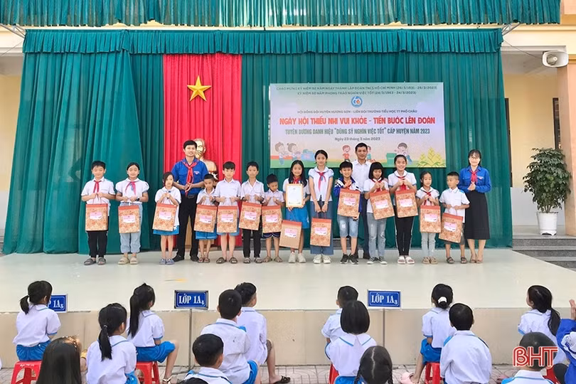 Thiếu nhi Hà Tĩnh náo nức với Ngày hội “Thiếu nhi vui khỏe - Tiến bước lên Đoàn”