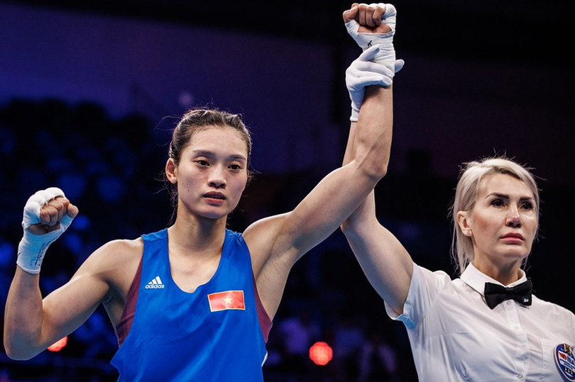 Võ sĩ Việt Nam vào bán kết Boxing nữ thế giới