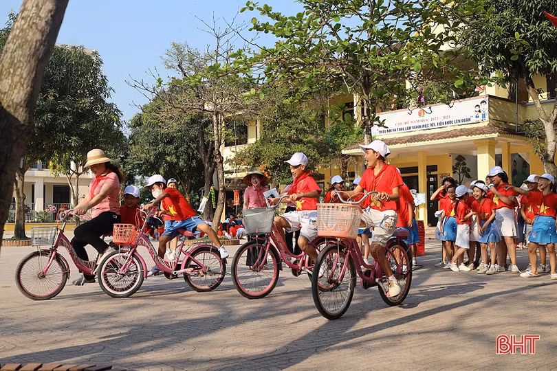 Sôi nổi “Ngày hội thiếu nhi vui khỏe - Tiến bước lên Đoàn” ở TP Hà Tĩnh