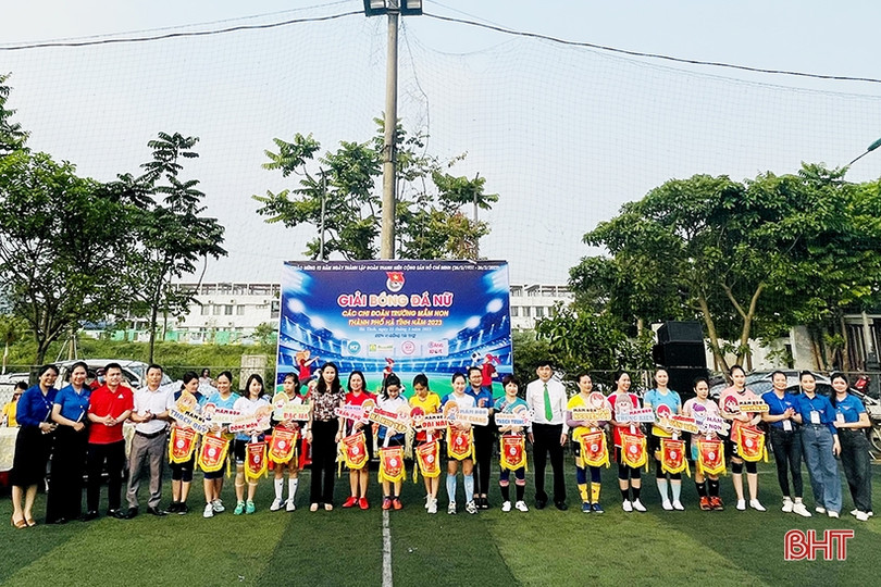 Đại Nài vô địch Giải Bóng đá nữ các trường mầm non TP Hà Tĩnh