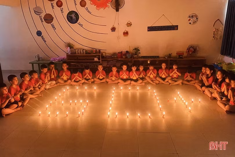 Giờ Trái đất của các bé mầm non Trí Đức: Hành động nhỏ - ý nghĩa lớn”