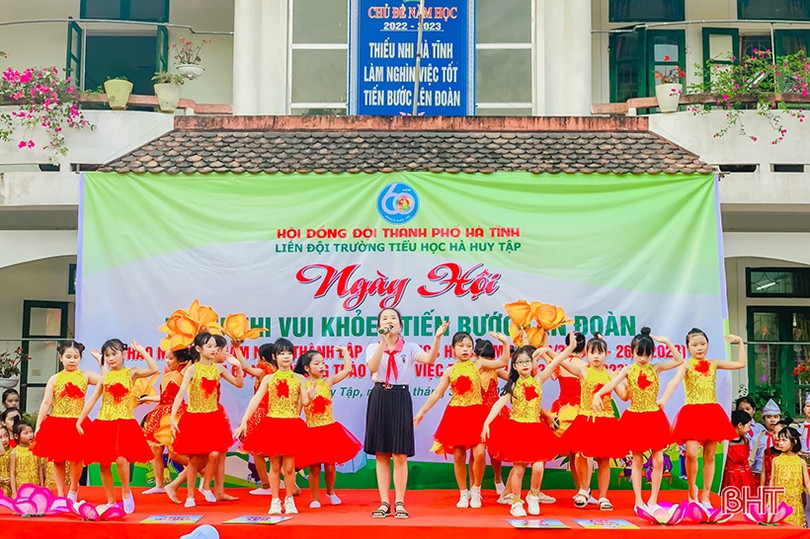 Thiếu nhi Hà Tĩnh náo nức với Ngày hội “Thiếu nhi vui khỏe - Tiến bước lên Đoàn”