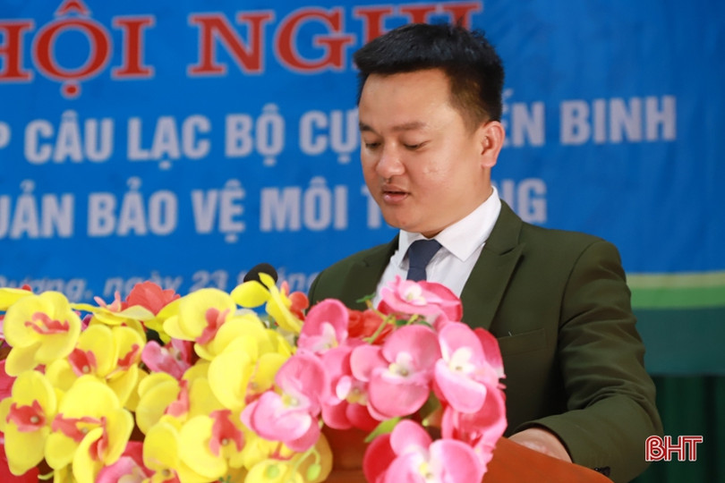 Cựu chiến binh Hà Tĩnh ra mắt câu lạc bộ bảo vệ môi trường