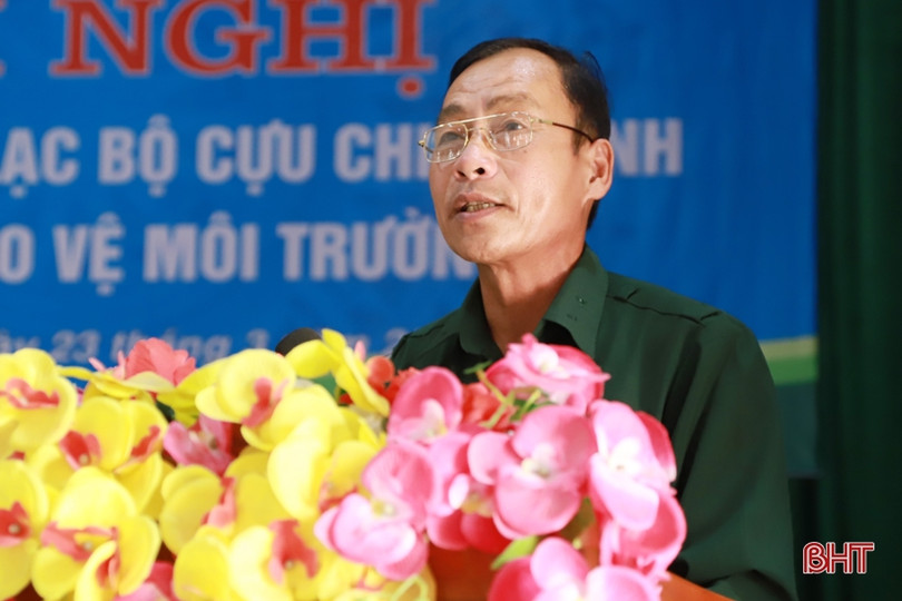 Cựu chiến binh Hà Tĩnh ra mắt câu lạc bộ bảo vệ môi trường