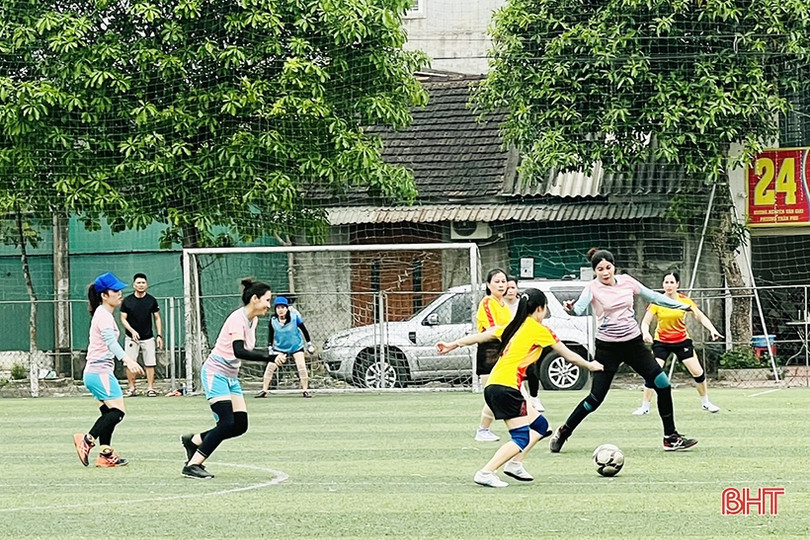 Đại Nài vô địch Giải Bóng đá nữ các trường mầm non TP Hà Tĩnh