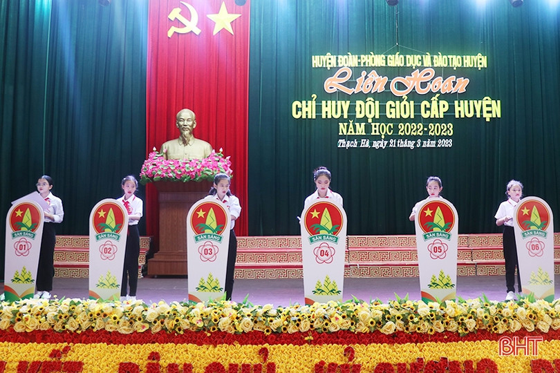 Trường Tiểu học 1 thị trấn đạt giải nhất Liên hoan “Chỉ huy Đội giỏi” huyện Thạch Hà