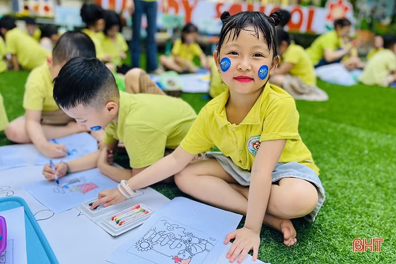 Giờ Trái đất của các bé mầm non Trí Đức: Hành động nhỏ - ý nghĩa lớn”